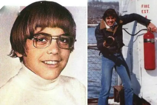 George Clooney in childhood and youth
