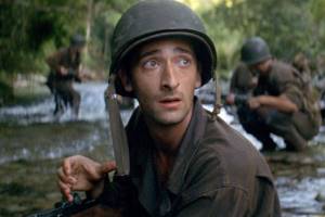 Adrien Brody in the movie &quot;The Thin Red Line&quot;
