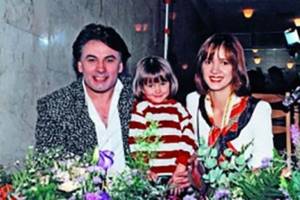 Elena Stebeneva in her youth with her husband photo