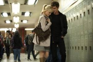 Emma Stone and Andrew Garfield (still from the movie &quot;The Amazing Spider-Man&quot;)