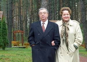 Evgeny Primakov and his second wife Irina
