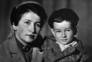 Evgeny Primakov as a child with his mother