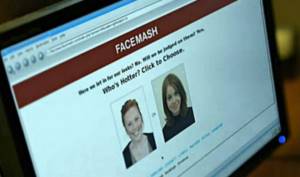 Facemash called for evaluating the appearance of female students