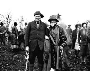 Photo of Coco Chanel and Churchill