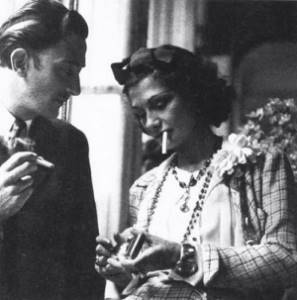 Photo of Coco Chanel and Salvador Dali