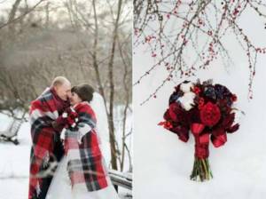 Winter wedding photos