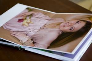 Photo book with memorable photographs
