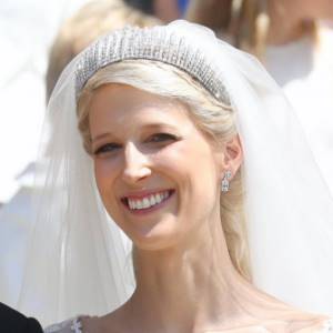 Gabriella Windsor wearing the Kent fringe tiara