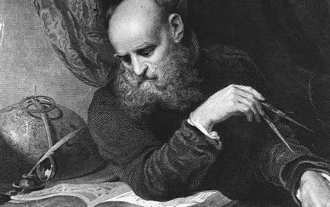 Галилео Галилей изучает теорию Коперника