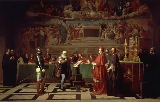 Галилео Галилей перед судом инквизиции