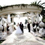 Doves at a wedding as a symbol of peace and family well-being