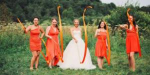Proper wedding decoration in orange: how to make the celebration bright, creative and positive