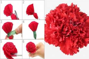 paper carnations