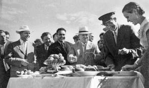 Khrushchev and collective farmers