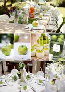 Идеи оформления яблочной свадьбы. Фото с сайта vk.com