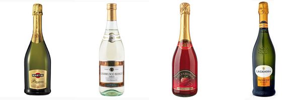Imported sparkling wines