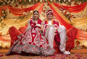 Indian newlyweds