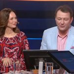 Ирина Безрукова и Марат Башаров в передаче «Кто хочет стать миллионером»