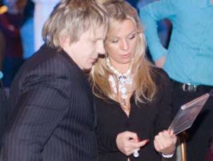 Irina and Viktor Saltykov shortly before the divorce