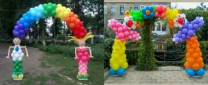 How to make a balloon arch with your own hands