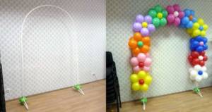 How to make a balloon arch with your own hands