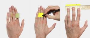 Как узнать размер кольца при помощи бумажной полоски
