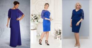 What color should the mother of the bride dress be blue?