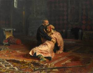 Painting &quot;Ivan the Terrible and his son Ivan&quot;