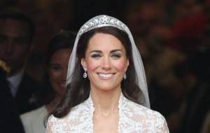 Kate Middleton wearing the Cartier tiara