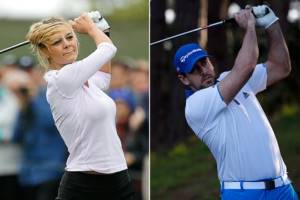 Kelly Rohrbach and Aaron Rodgers