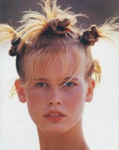 Claudia Schiffer young
