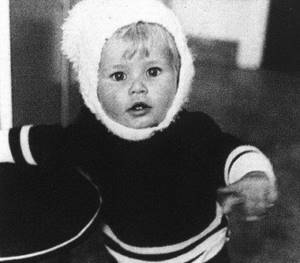 Claudia Schiffer in childhood