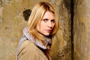 Claire Danes in the movie &quot;Homeland&quot;