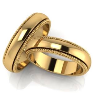кольца из желтого золота на свадьбу