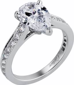 кольцо с солитером для помолвки