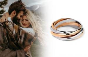 кольцо Тринити пара верность любовь семья свадьба брак