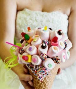 candy wedding bouquets
