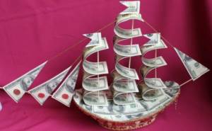 Ship made of money