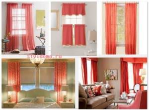 Coral curtains