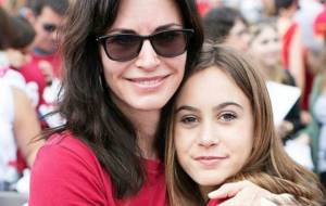 Courteney Cox with her grown-up daughter