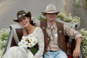 Cowboy wedding