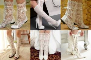 Beautiful lace boots