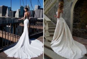 beautiful wedding dresses with trains