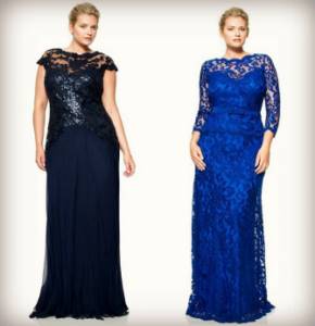 Beautiful evening dresses for plus size people