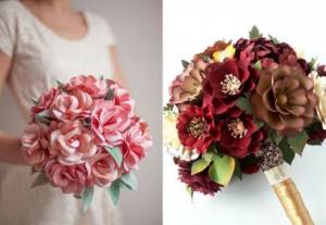 Beautiful do-it-yourself duplicate bouquet for a wedding 2021 photo