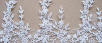 Lace for wedding dress