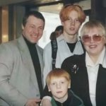 Kryuchkova with her sons