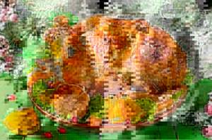 Chicken in oranges - Hot dishes for the holiday table recipes