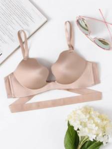 Bra with removable straps