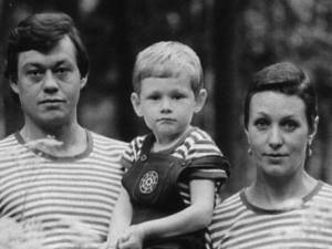 Lyudmila Porgina, Nikolai Karachentsov and their son